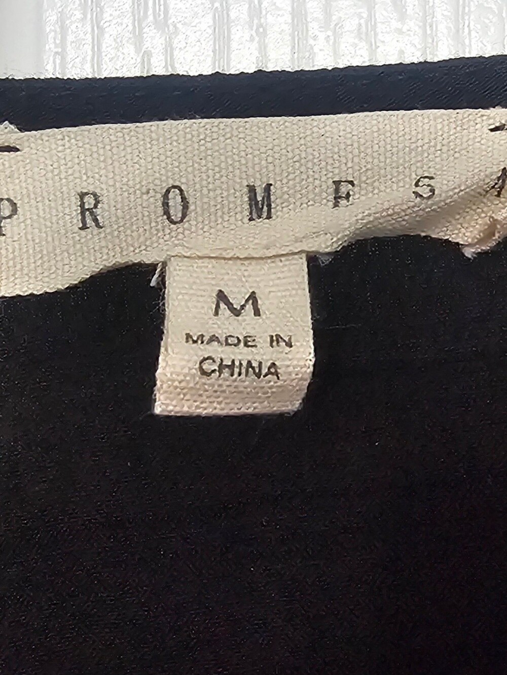 NWOT Promesa "Romance Me" Lace Smocked Peasant Top in Black - Boho Cottagecore M - Picture 5 of 12